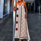 Luftiges Sommerkleid mit Print - creme - mehrfarbig