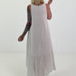 Sommerkleid mit Raff-Detail - beige