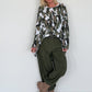 Shirt in all-over camouflage look - white-multicolored