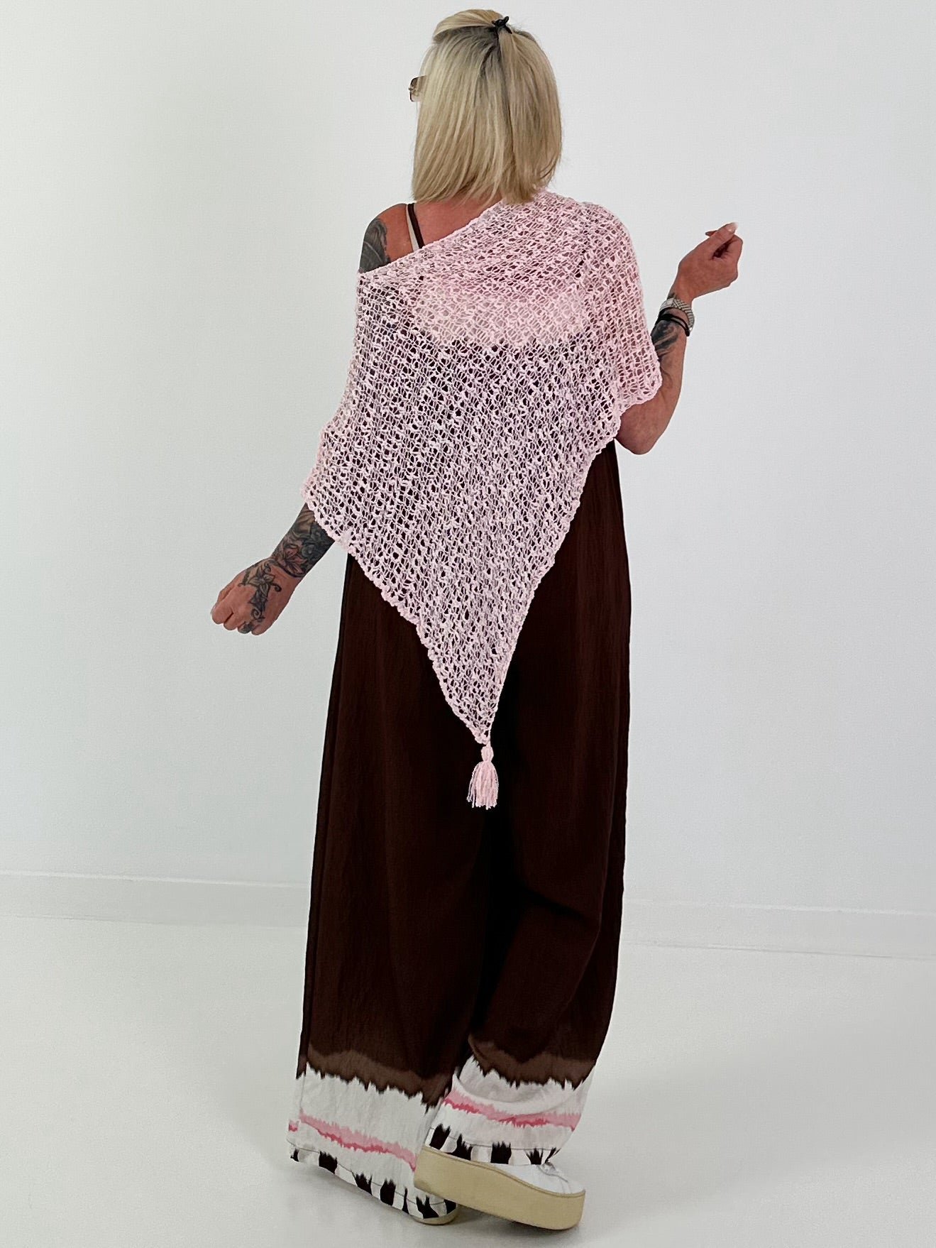 Sommerponcho - rosa