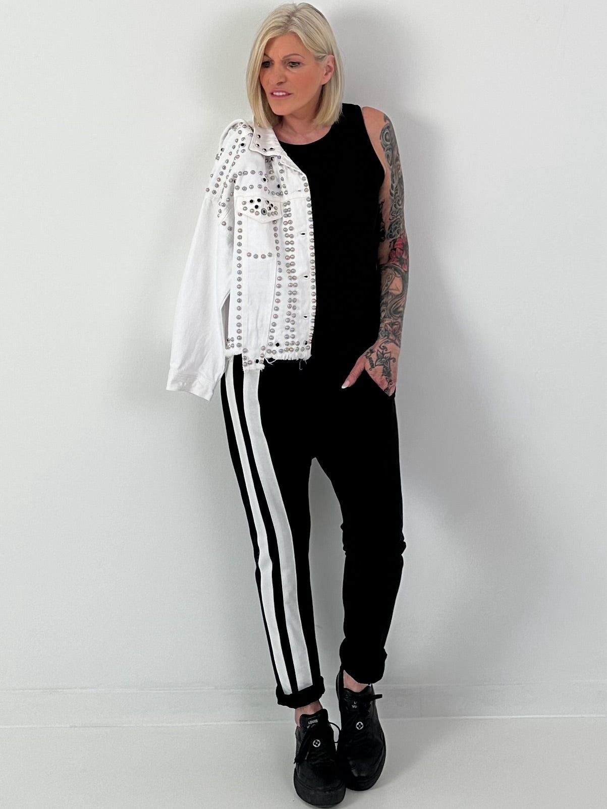 Jeansjacke Melly & Co. - weiss