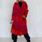 Mantel im Color-Block-Muster - mehrfarbig