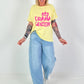 T-Shirt Drama Queen - yellow