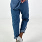 Jeans with zipper details - blue
