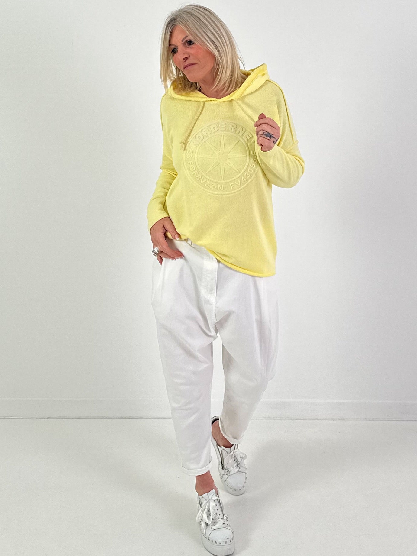 Hoodie Modell "Norderney" - gelb