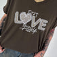 T-Shirt mit Strassdetail - mokka