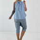 Neckholder Top -hellblau