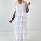 Kleid im Lagenlook - weiss