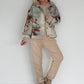 Jeansjacke mit Teddy-Print - used-grey