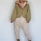 Bomberjacke mit Fake Fur Einsatz - khaki-mehrfarbig