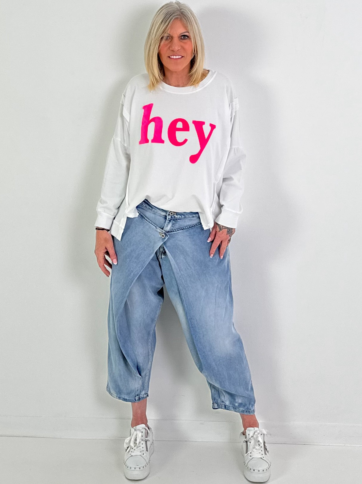 Jeans Hose Modell "Urban Overlap" - denim