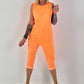 Long Top asymmetrisch - neonorange