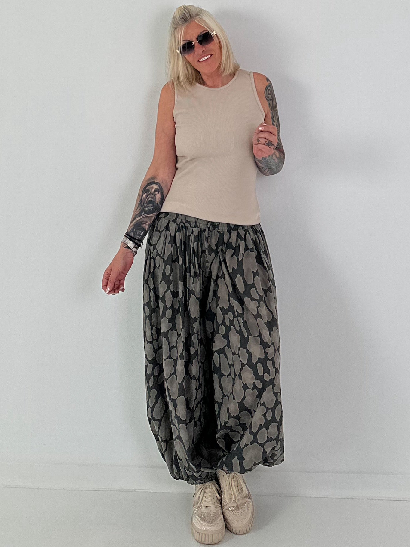 Ripp Tank Top  - beige