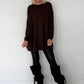 Longpullover - mokka