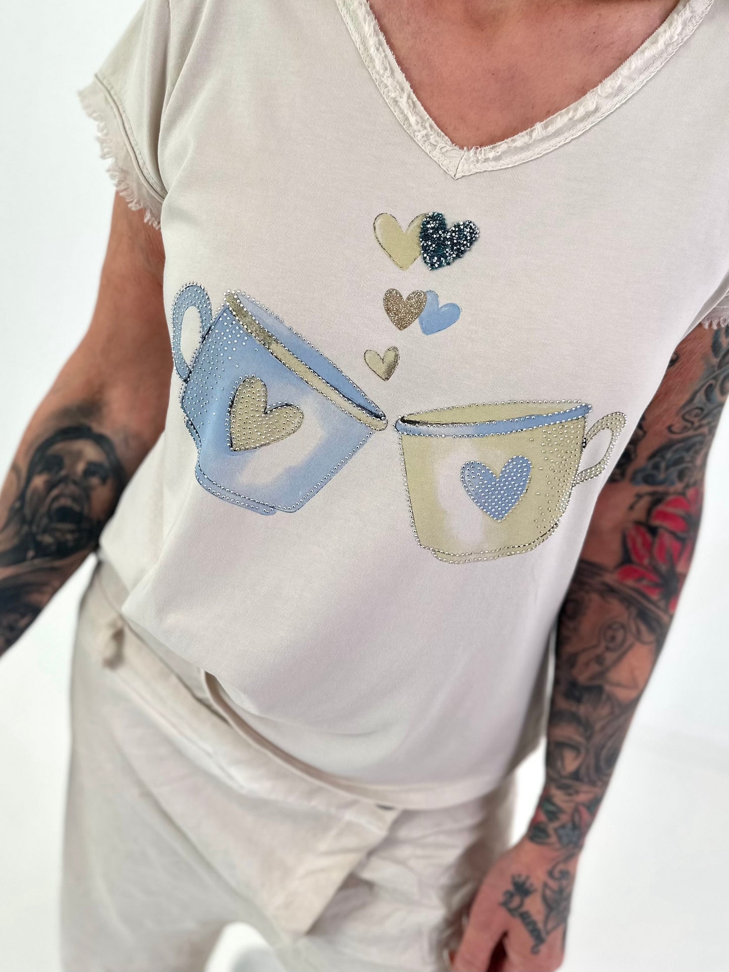 T-Shirt Cups - beige