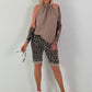 Neckholder Top -taupe