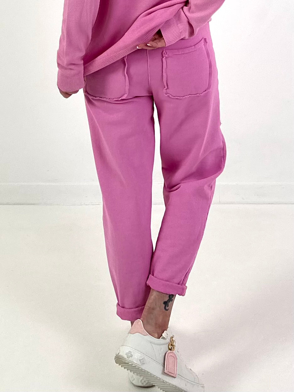 Hose Modell "Urban Pocket Flair" - rosa