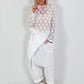 Leichter Hoodie aus Spitze - weiss