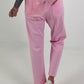 Trousers with wide pleats - pink