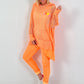 Oversized Netz Hoodie Soho - neonorange