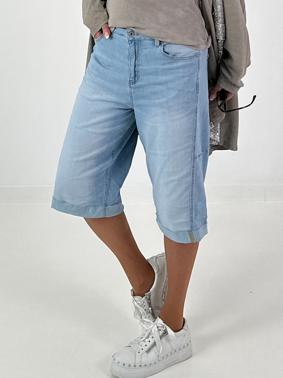 Bermuda jeans - lightdenim