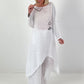 Two-piece linen set - white