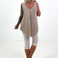 Pleated Top - Beige