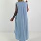 Luftiges Kleid - hellblau