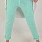 Sweatpants with large patch pockets - mint