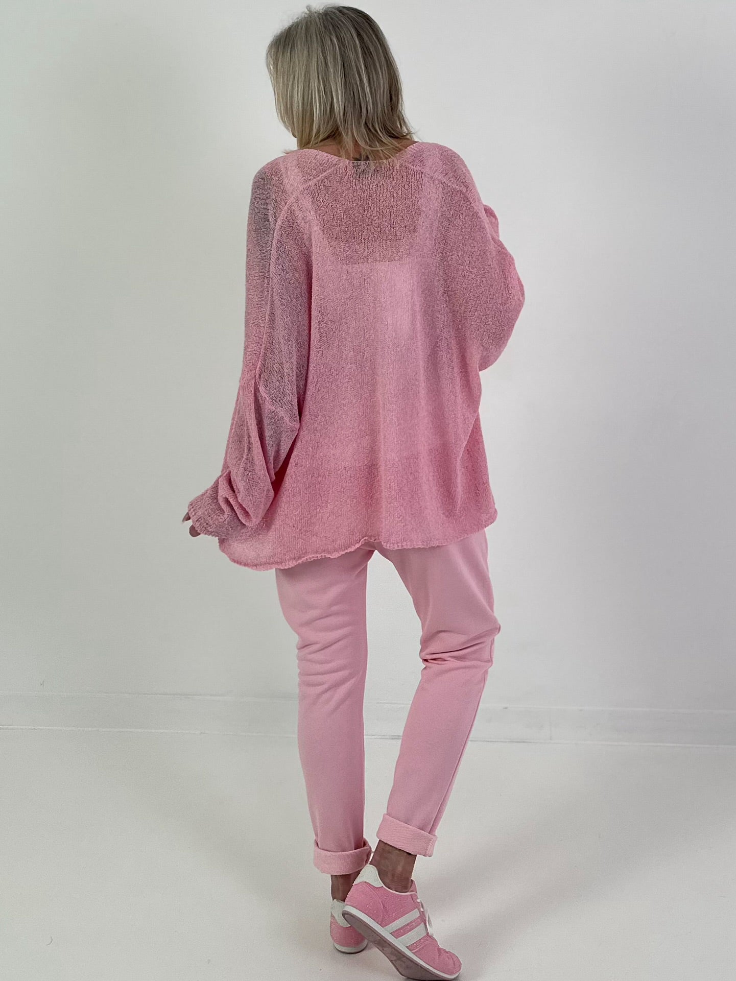 Mesh jacket - pink