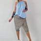 Neckholder Top -hellblau