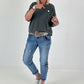 Sweater stone washed  - anthrazit