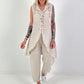 Linen two-piece set - beige