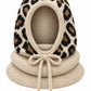 Strick Balaclava - beige-leo-mehrfarbig