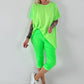 Oversized T-Shirt - neongrün