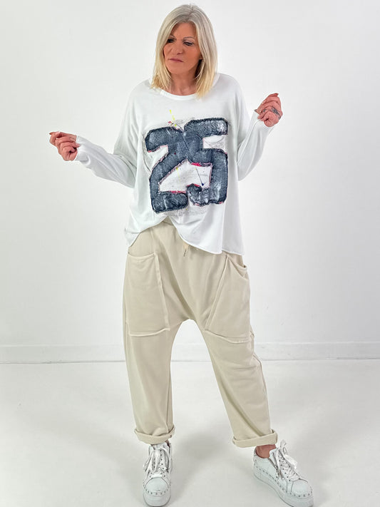 Shirt Modell "25" - weiss