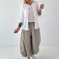 Leichte Feinstrickjacke mit Knopf- weiss