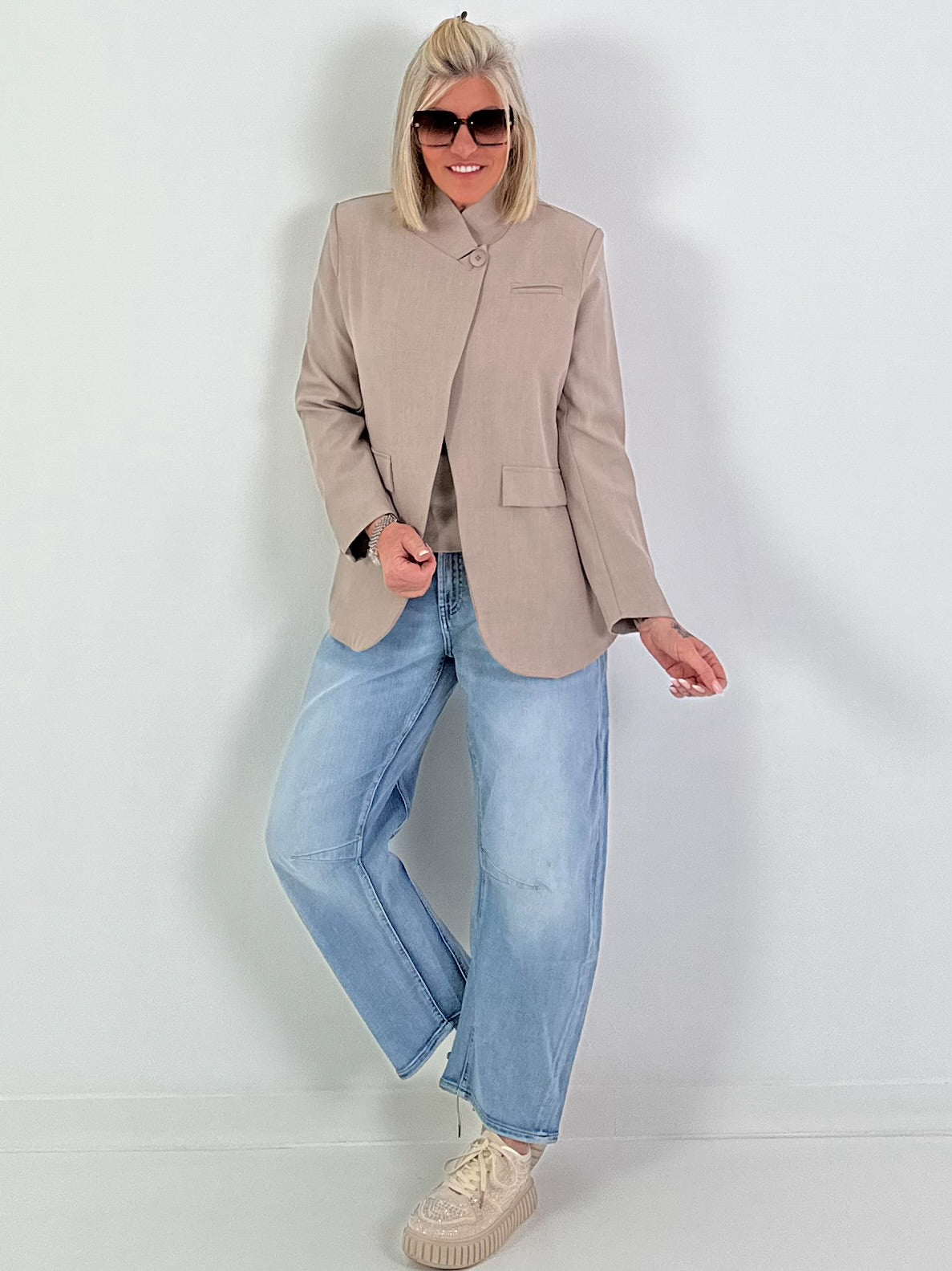Blazer one button - beige