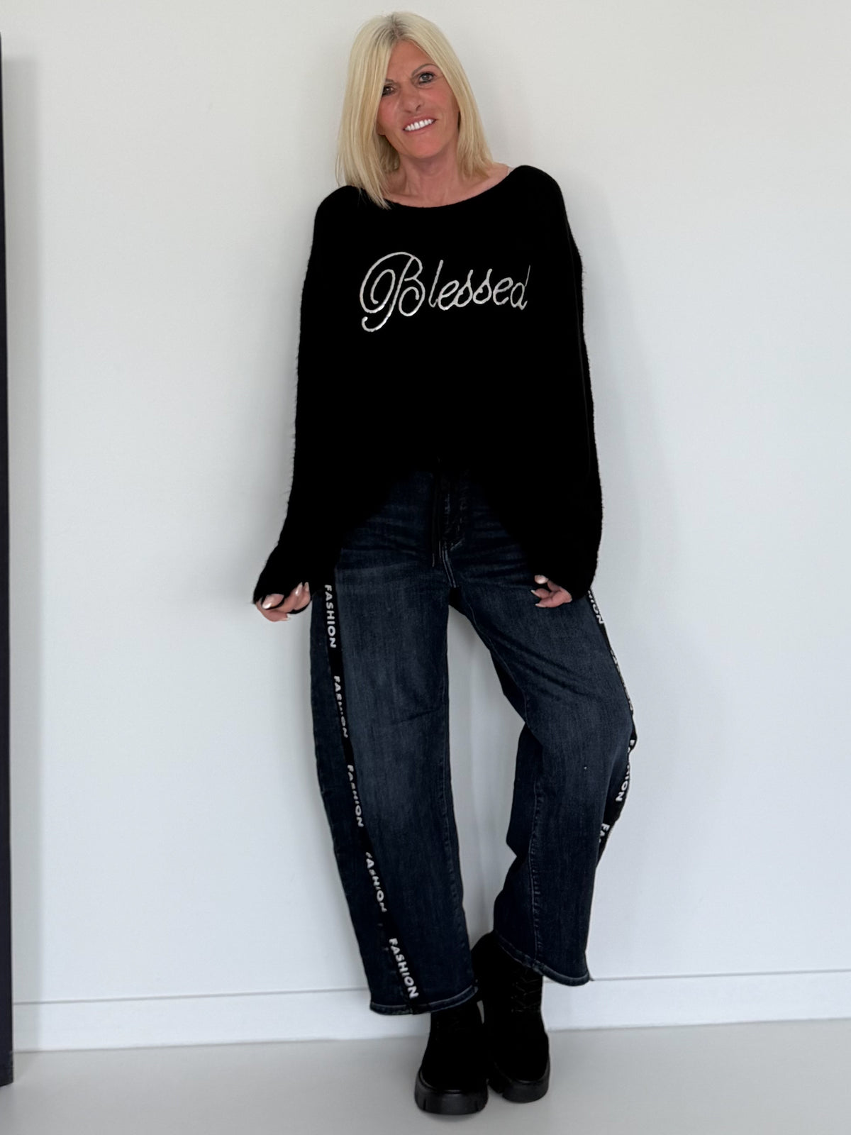 Pullover Blessed - schwarz