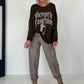 Sweater Memories Fade Glow - mokka