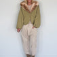 Bomberjacke mit Fake Fur Einsatz - khaki-mehrfarbig