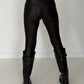 Vegane Lederleggings - mokka