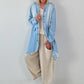Balloon Linen Trousers with Fringe Details - taupe