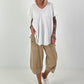 Light structured T-shirt - white