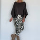 Cargo trousers with camouflage print - white-olive-multicoloured