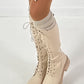 Boots model "Lacoria" - beige
