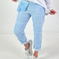 Hose Modell "Sleek Comfort" - hellblau