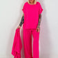 Light two-piece set - pink