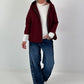 Light jacket with hood - bordeaux