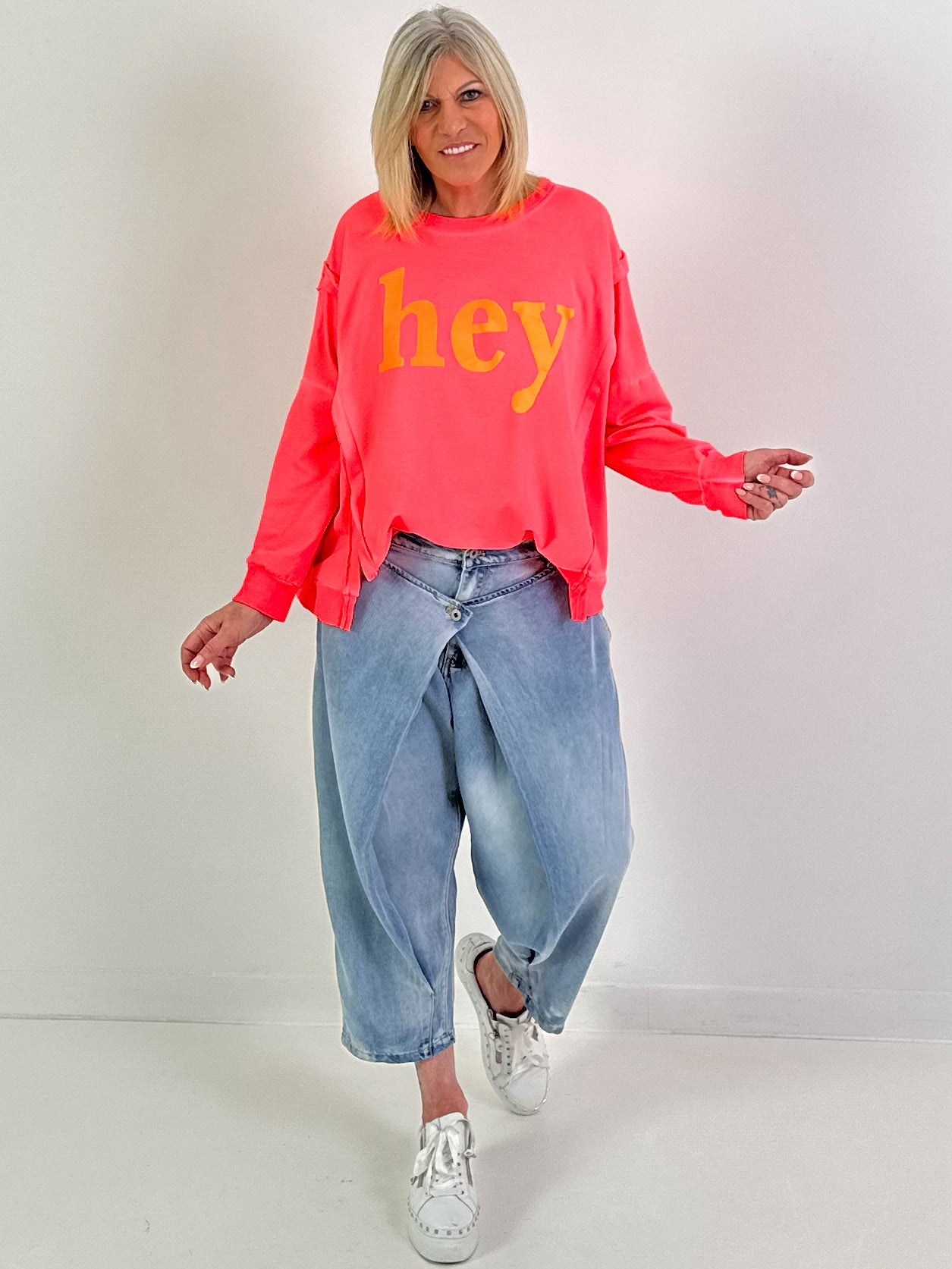 Jeans Hose Modell "Urban Overlap" - denim
